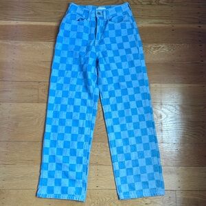 Checkered Jeans - Size XS / S